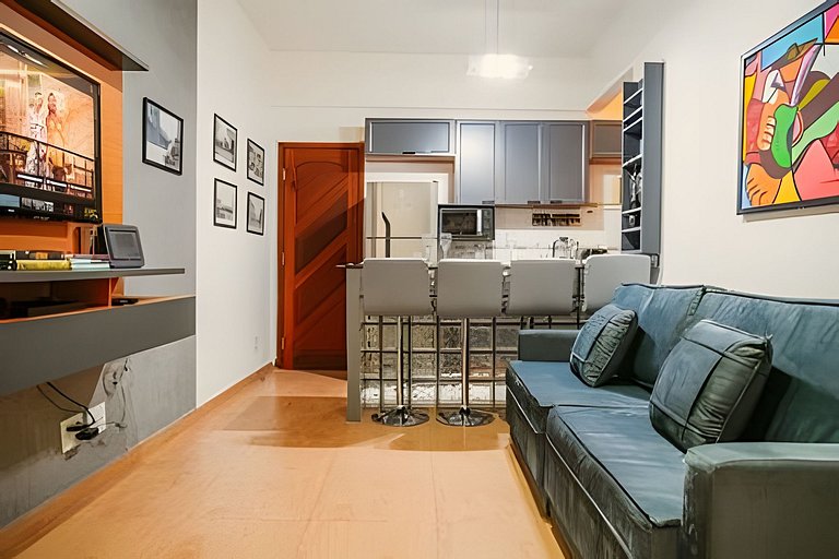 Apartamento novo e decorado para 4 pessoas.