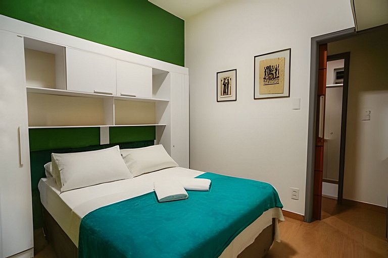 Apartamento novo e decorado para 4 pessoas.