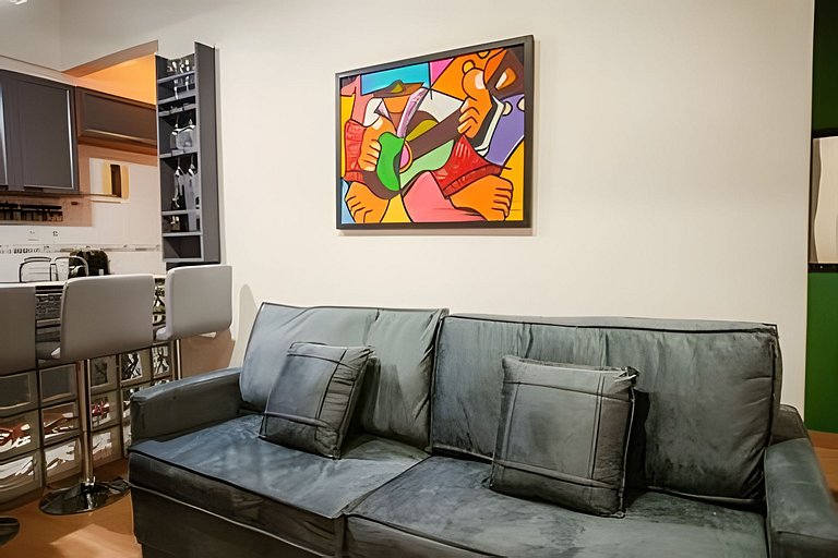 Apartamento novo e decorado para 4 pessoas.