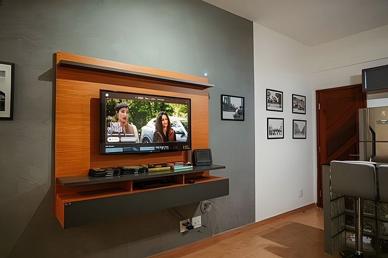 Apartamento novo e decorado para 4 pessoas.