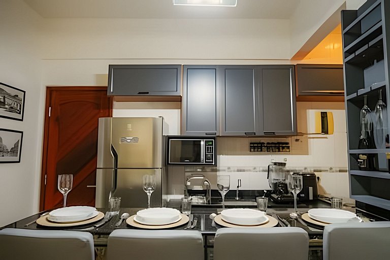 Apartamento novo e decorado para 4 pessoas.