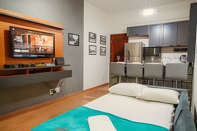 Apartamento novo e decorado para 4 pessoas.