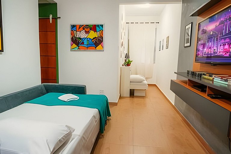 Apartamento novo e decorado para 4 pessoas.