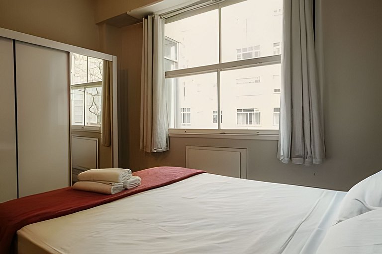 Apartamento confortável na quadra da praia