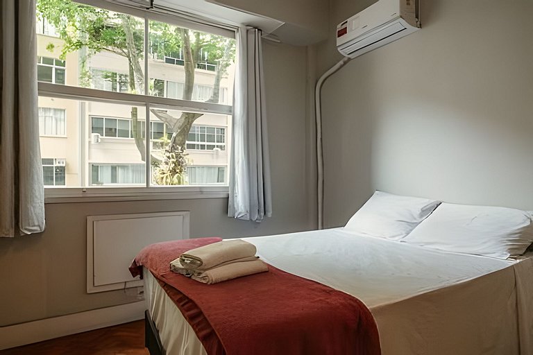 Apartamento confortável na quadra da praia