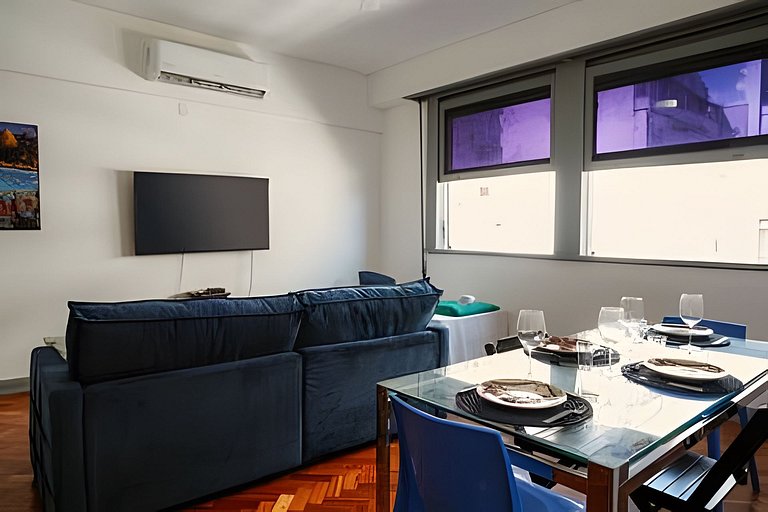 Apartamento amplo e luminoso perto da praia