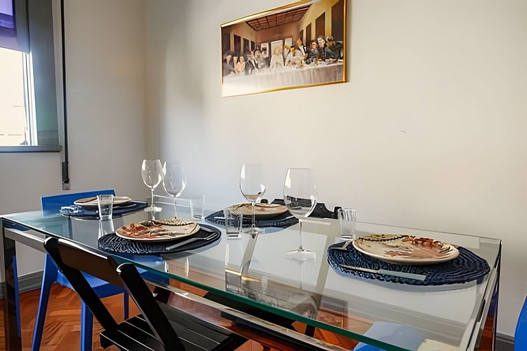 Apartamento amplo e luminoso perto da praia