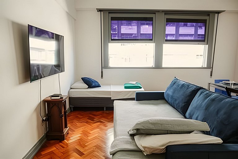 Apartamento amplo e luminoso perto da praia