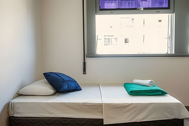 Apartamento amplo e luminoso perto da praia