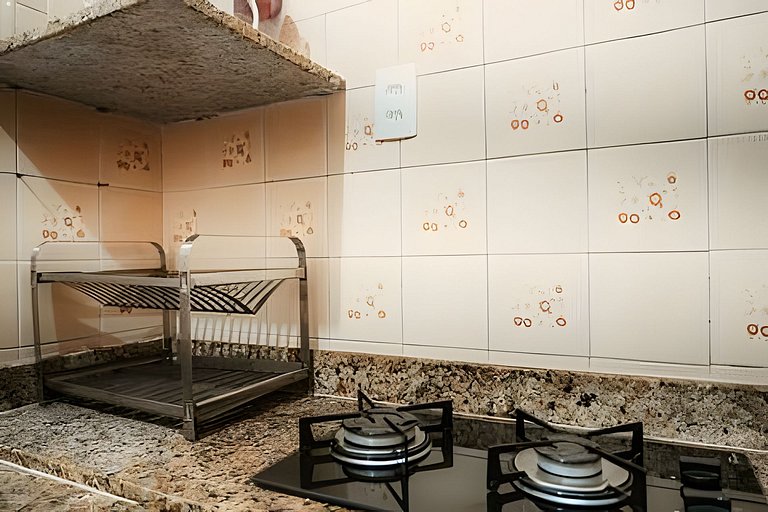 Apartamento amplo e luminoso perto da praia