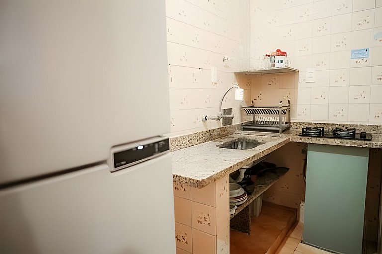 Apartamento amplo e luminoso perto da praia