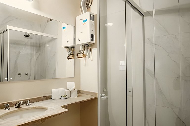 Apartamento amplo e luminoso perto da praia