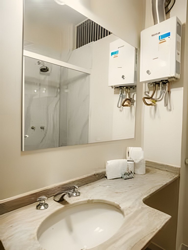 Apartamento amplo e luminoso perto da praia