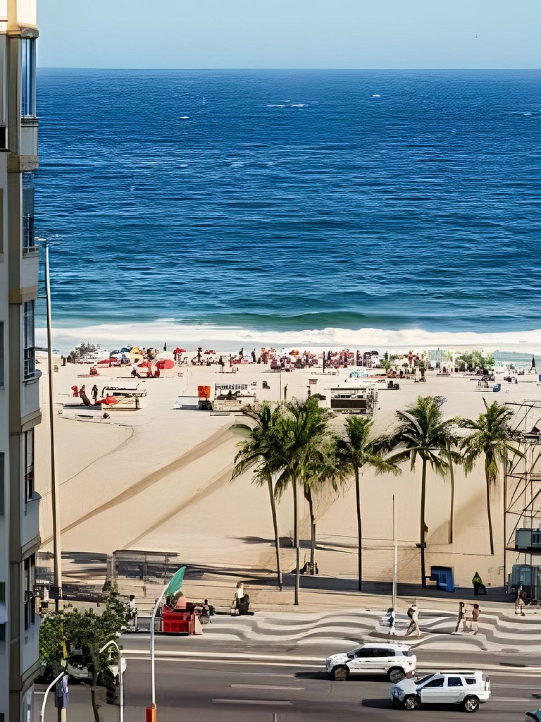 Apartamento para 4 pessoas com vista mar lateral