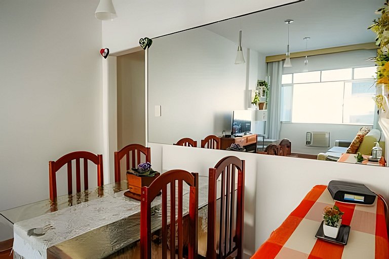Apartamento no Leme vista mar