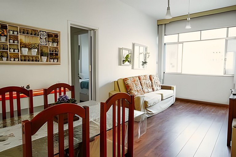 Apartamento no Leme vista mar