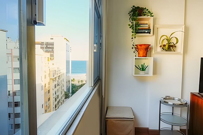 Apartamento no Leme vista mar
