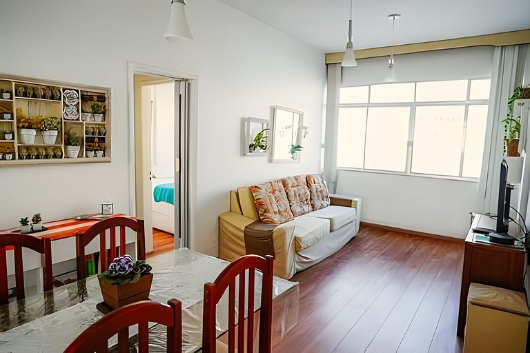 Apartamento no Leme vista mar