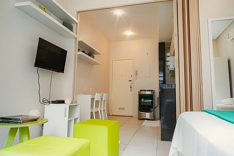 Apartamento luminoso e silencioso em Copacabana