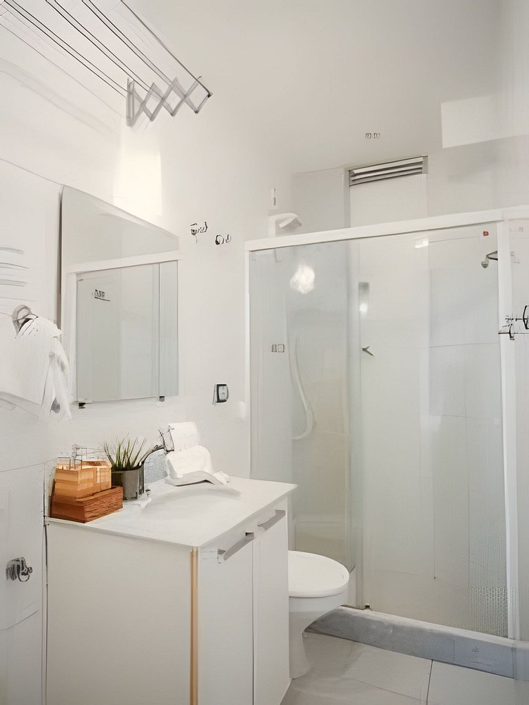 Apartamento luminoso e silencioso em Copacabana