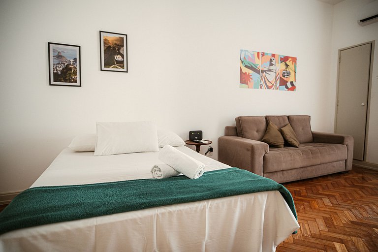 Apartamento para 4 pessoas com vista mar lateral