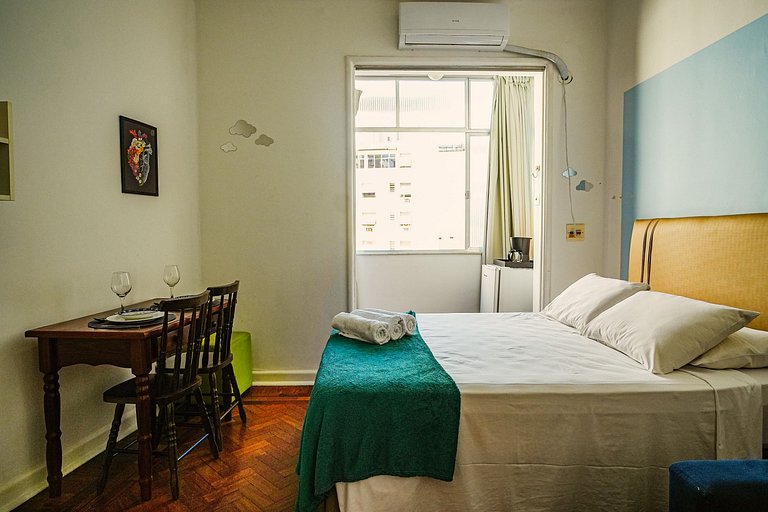 Apartamento aconhegante no coração de Copacabana