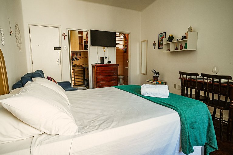 Apartamento aconhegante no coração de Copacabana