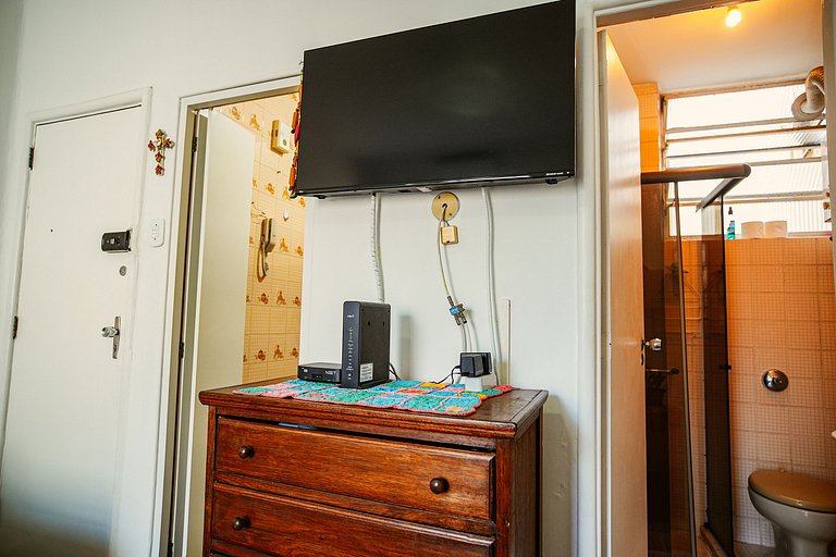 Apartamento acogedor en el corazón de Copacabana.