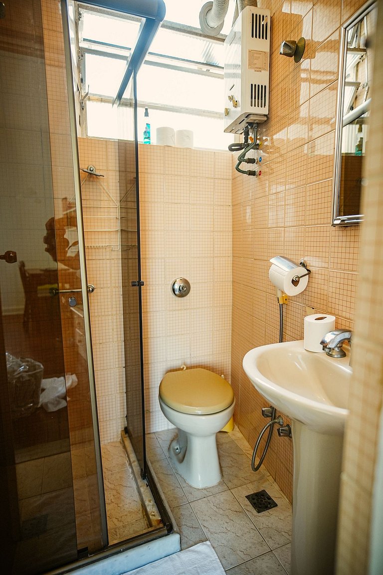 Apartamento aconhegante no coração de Copacabana