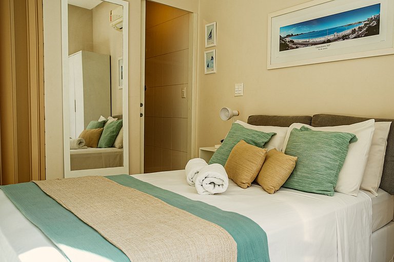 Apartamento luminoso e silencioso em Copacabana
