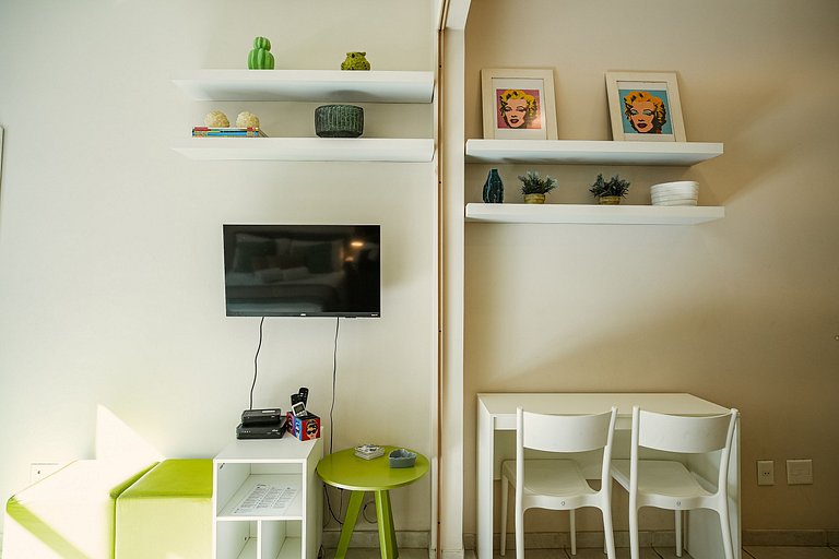 Apartamento luminoso e silencioso em Copacabana