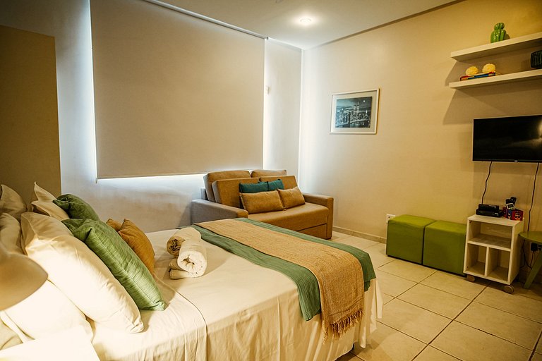 Apartamento luminoso e silencioso em Copacabana