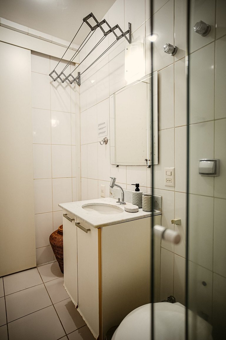 Apartamento luminoso e silencioso em Copacabana