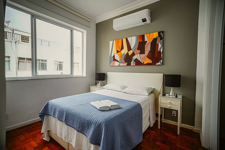 Excelente sala e quarto para até 3 pessoas