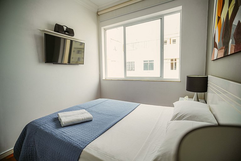 Excelente sala e quarto para até 3 pessoas