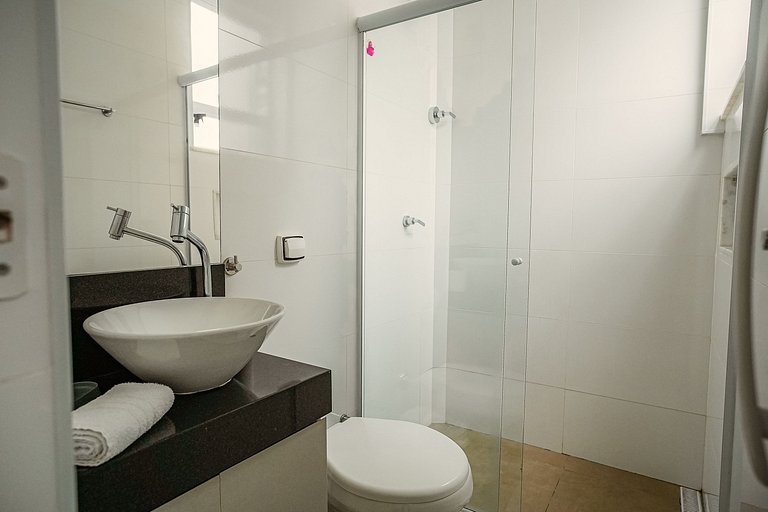 Excelente sala y habitación para hasta 3 personas