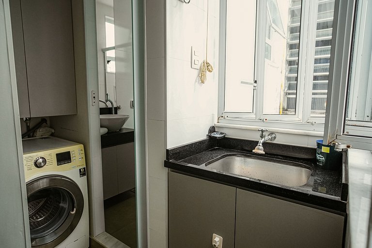 Excelente sala e quarto para até 3 pessoas