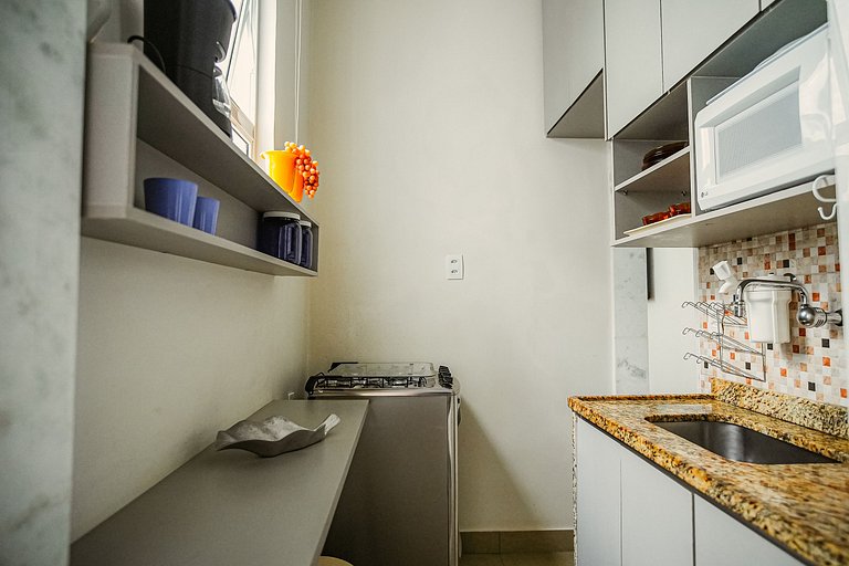 Excelente sala e quarto para até 3 pessoas